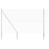 vidaXL Hegnsp&aelig;l S&oslash;lv 50 x 1,5 m (13 mm net) St&aring;l