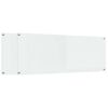 vidaXL K&oslash;kkenbacksplash 2 stk. Transparent 110 x 40 cm h&aelig;rdet glas