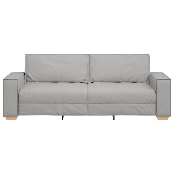 vidaXL 3-personers sofa skygrå 180 cm stof