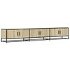 vidaXL tv-bord 240x35x41 cm konstrueret tr&aelig; sonoma-eg