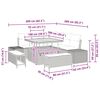 vidaXL Havesofa S&aelig;t med pude 8 pcs Beige Poly rattan