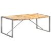vidaXL spisebord 200x100x75 cm massivt ru mangotr&aelig;