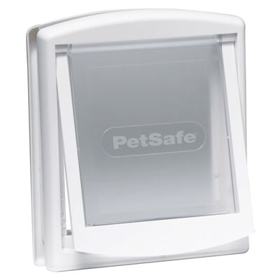 PetSafe 2-vejskæledyrsdør 715 lille 17,8 x 15,2 cm hvid 5017