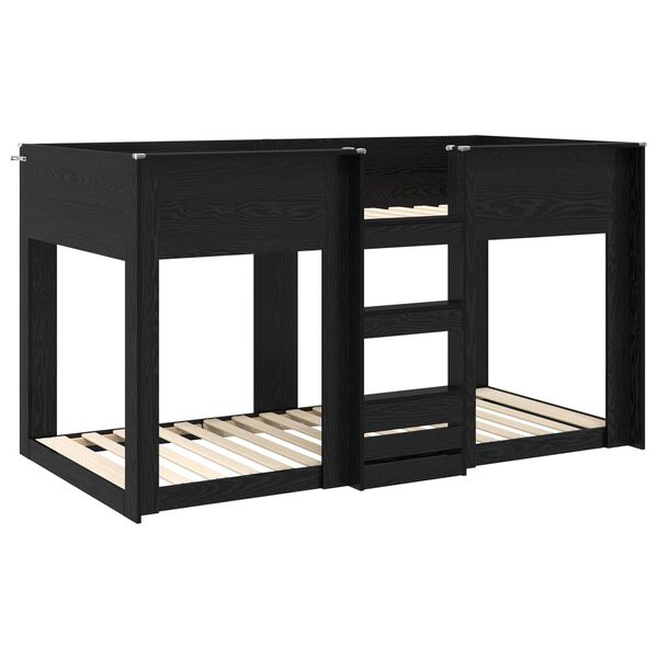 vidaXL K&oslash;jeseng til B&oslash;rn Sort eg 75 x 190 cm Konstrueret tr&aelig;