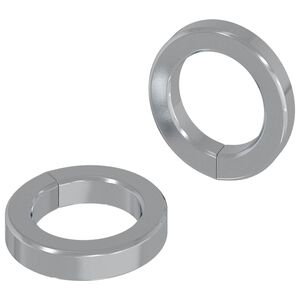 vidaXL Fjedervasker 2 stk. Hvid 13 x 1 mm Jern
