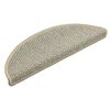 vidaXL selvklæbende trappemåtte 15 stk. 56x17x3 cm sisal-look lysegrøn