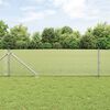 vidaXL Hegnsp&aelig;l S&oslash;lv 50 x 0,8 m (12 x 12 mm net) St&aring;l