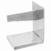 vidaXL Bogst&oslash;tter 2 stk. S&oslash;lv 11 x 14 x 17,5 cm Aluminium