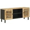 vidaXL Opbevaringsskabe Naturfarvet 105 x 33 x 46 cm Massivt mangotr&aelig;