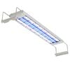 vidaXL LED-akvarielampe 50-60 cm IP67 aluminium