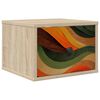 vidaXL V&aelig;gmonteret natbord BONN Sonoma-eg 36 x 33 x 25 cm
