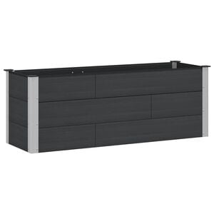 vidaXL H&oslash;jbed Sort 150 x 50 x 54 cm