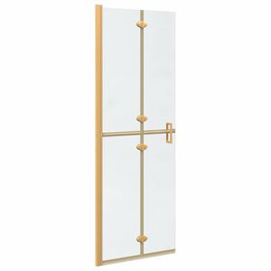 vidaXL Walk-In brusev&aelig;g Guld 70 x 6,5 x 190 cm