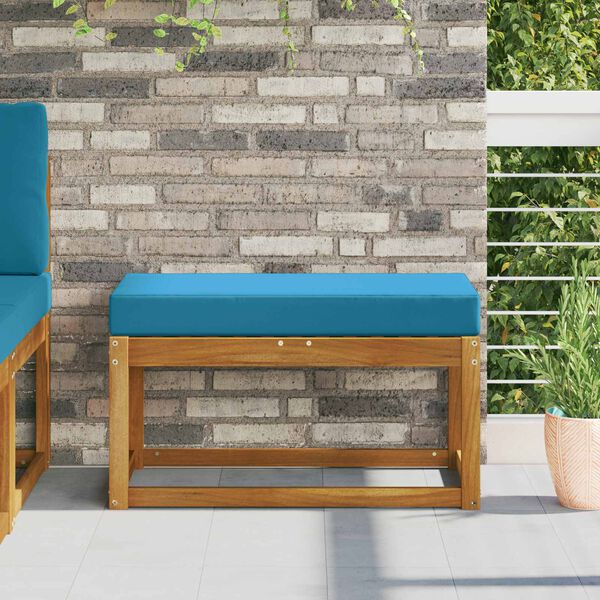 vidaXL Udend&oslash;rs S&aelig;depude Kongelig bl&aring; 80 x 40 x 8 cm 100% polyester