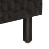 vidaXL tv-bord 105x33x46 cm massivt mangotr&aelig; sort