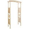 vidaXL Havebue Naturfarvet 110 x 40 x 205 cm Bambus