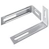 vidaXL Anti-tip beslag 2 S&oslash;lv 74,5 x 15 x 32 mm Jern