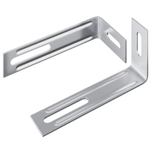 vidaXL Anti-tip beslag 2 S&oslash;lv 74,5 x 15 x 32 mm Jern