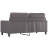 vidaXL 2-personers sofa 140 cm kunstl&aelig;der gr&aring;