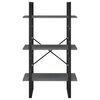 vidaXL opbevaringsreol 60x30x105 cm massivt fyrretræ grå