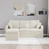 vidaXL Sofa Creme 198 x 134 x 80 cm Fl&oslash;jl