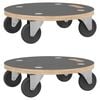 vidaXL m&oslash;belhunde 2 stk. &Oslash;38x11,5 cm 250 kg rund