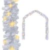 vidaXL juleguirlande med LED-lys 20 m hvid