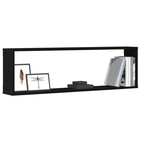 vidaXL v&aelig;ghylder 4 stk. 100x15x30 cm konstrueret tr&aelig; sort egetr&aelig;