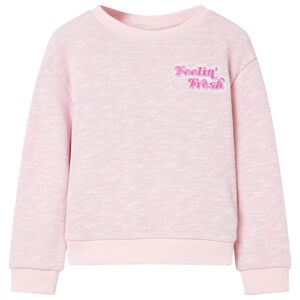 Sweatshirt til b&oslash;rn str. 128 lyslilla