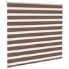 vidaXL zebragardin brun 165x100 cm stofbredde 160,9 cm polyester