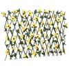 vidaXL espalier med kunstig vedbend 180x60 cm udvidelig gul