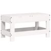 vidaXL haveskammel 62x30x52 cm massivt fyrretr&aelig; hvid