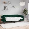 vidaXL daybed 80x200 cm velour m&oslash;rkegr&oslash;n