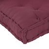 vidaXL Palle Sofa Pude Bordeaux Stof