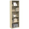 vidaXL bogreol 60x30x189 cm konstrueret tr&aelig; sonoma-eg