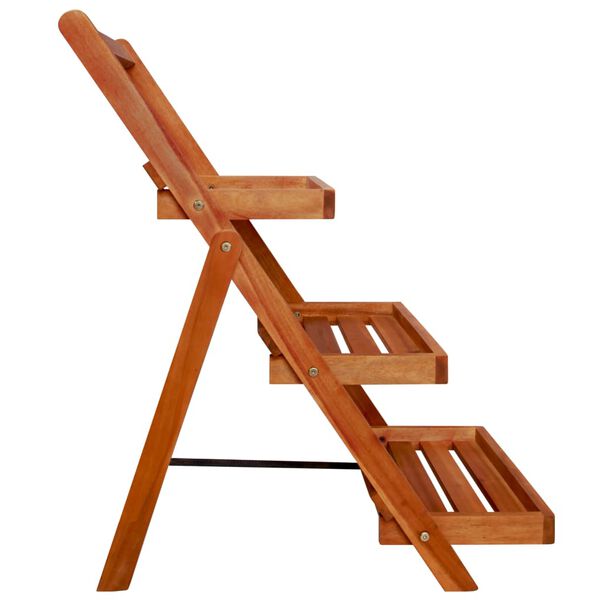 vidaXL plantestativ i 3 niveauer 50x63x80 cm akacietræ