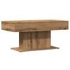 vidaXL sofabord kunstnerisk eg 96x50x45 cm konstrueret tr&aelig;
