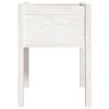 vidaXL plantekasse 50x50x70 cm massivt fyrretræ hvid