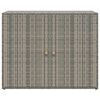 vidaXL opbevaringsskab til haven 100x55,5x80 cm polyrattan gr&aring;