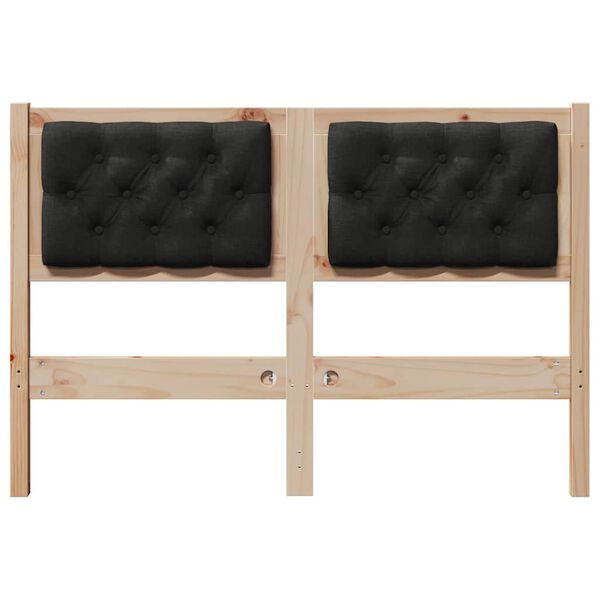 vidaXL Hovedg&aelig;rde Andet Brun og sort 120 cm Massivt fyrretr&aelig;