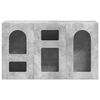 vidaXL Sideboard Beton Gr&aring; 100 x 35 x 59 cm Konstrueret tr&aelig;