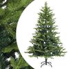 vidaXL Kunstigt Hinged Juletr&aelig; 150 cm PVC og metal Gr&oslash;n
