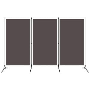 vidaXL 3-panels rumdeler 260 x 180 cm antracitgr&aring;