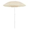 vidaXL parasol 180 cm st&aring;lstang sandfarvet