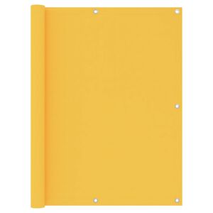 vidaXL altanafsk&aelig;rmning 120x600 cm oxfordstof gul