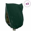 vidaXL Frostbeskyttelses Plantefleece D&aelig;kke 3 pcs Gr&oslash;n 3,5 x 2,5 m