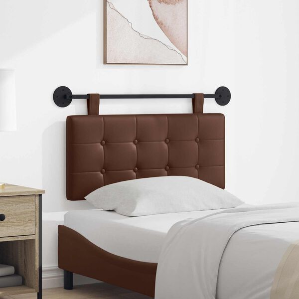 vidaXL H&aelig;ngende Hovedgavl V&aelig;gmonteret Faux l&aelig;der