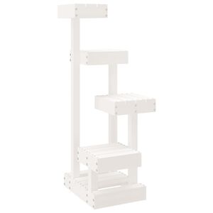 vidaXL kradsetr&aelig; 45,5x49x103 cm massivt fyrretr&aelig; hvid
