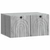 vidaXL V&aelig;gh&aelig;ngt TV-skab V&aelig;gmonteret Gr&aring; sonoma-eg 59,5 x 41 x 30 cm