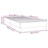 vidaXL Boxspring sengeramme M&oslash;rkebrun 100x200 cm Stof